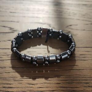 Andrew Christian Silver Beaded Bracelet